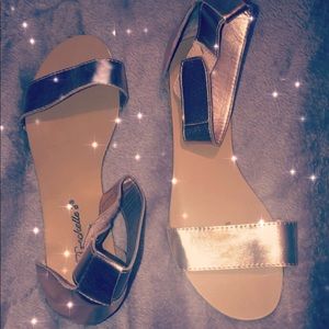 Gold Sandals